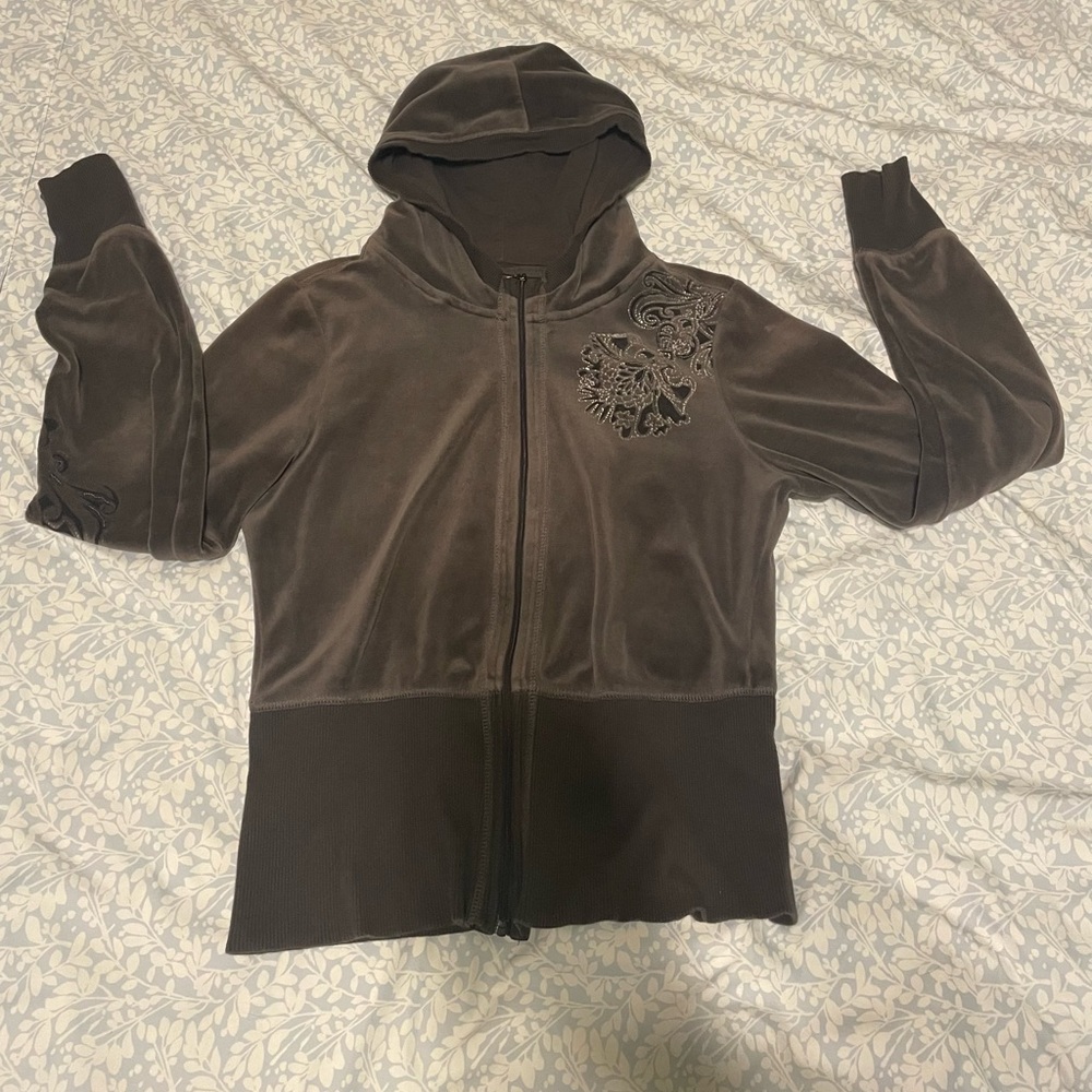 Vintage zip up hoodie y2k